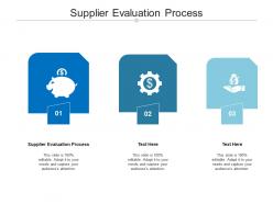 Supplier evaluation process ppt powerpoint presentation styles rules cpb