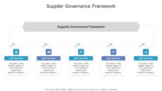 Supplier Governance Framework In Powerpoint And Google Slides Cpb