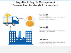 Supplier Icon Procurement Management Process Evaluation Manufacturer Transaction