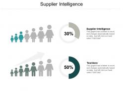 Supplier intelligence ppt powerpoint presentation outline background images cpb
