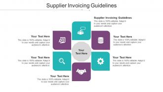 Supplier Invoicing Guidelines Ppt Powerpoint Presentation Gallery Portrait Cpb
