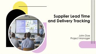 Supplier Lead Time And Delivery Tracking PPT Structure AT