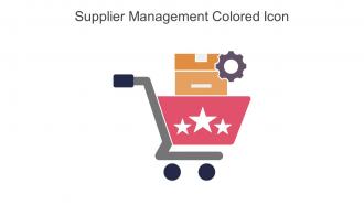 Supplier Management Colored Icon In Powerpoint Pptx Png And Editable Eps Format