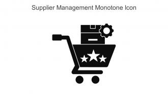 Supplier Management Monotone Icon In Powerpoint Pptx Png And Editable Eps Format