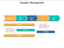 Supplier management ppt powerpoint presentation file graphic images cpb
