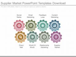 Supplier market powerpoint templates download