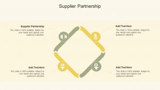 Supplier Partnership In Powerpoint And Google Slides Cpb