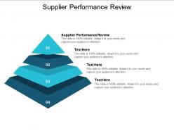 Supplier performance review ppt powerpoint presentation inspiration graphic images cpb