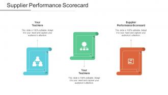 Supplier performance scorecard ppt powerpoint presentation inspiration designs download cpb