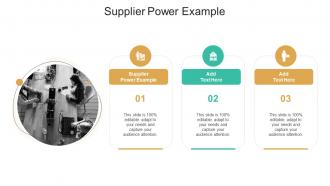 Supplier Power Example In Powerpoint And Google Slides Cpb