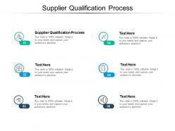 Supplier qualification process ppt powerpoint presentation gallery example topics cpb