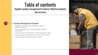 Supplier Quality Management To Deliver Effective Products And Services Strategy CD V Idea Appealing