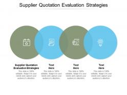 Supplier quotation evaluation strategies ppt powerpoint presentation portrait cpb