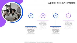Supplier Review Template In Powerpoint And Google Slides Cpb