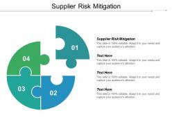 Supplier risk mitigation ppt powerpoint presentation pictures sample cpb