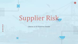 Supplier Risk Powerpoint PPT Template Bundles