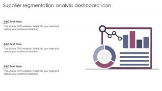 Supplier Segmentation Analysis Dashboard Icon