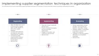 Supplier Segmentation Powerpoint Ppt Template Bundles