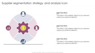 Supplier Segmentation Strategy And Analysis Icon