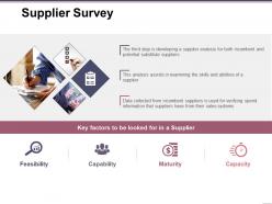 Supplier survey ppt examples slides