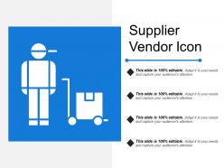Supplier vendor icon