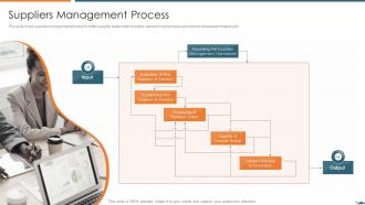 Suppliers management process vendor relationship management strategies