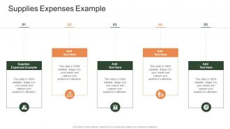 Supplies Expenses Example In Powerpoint And Google Slides Cpb