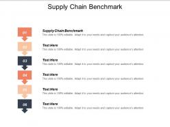 Supply chain benchmark ppt powerpoint presentation summary shapes cpb