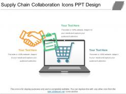 Supply Chain Collaboration Icons Ppt Design