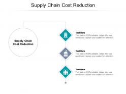Supply chain cost reduction ppt powerpoint presentation show slide