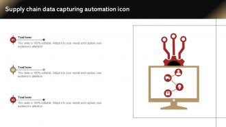 Supply Chain Data Capturing Automation Icon
