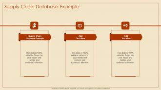 Supply Chain Database Example In Powerpoint And Google Slides Cpb