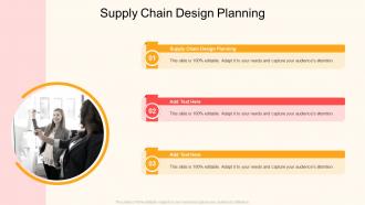 Supply Chain Design Planning In Powerpoint And Google Slides Cpb