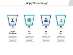 Supply chain design ppt powerpoint presentation pictures master slide cpb