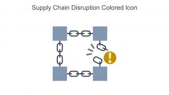 Supply Chain Disruption Colored Icon In Powerpoint Pptx Png And Editable Eps Format