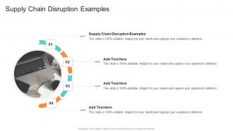 Supply Chain Disruption Examples In Powerpoint And Google Slides Cpb