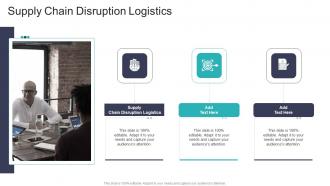 Supply Chain Disruption Logistics In Powerpoint And Google Slides Cpb