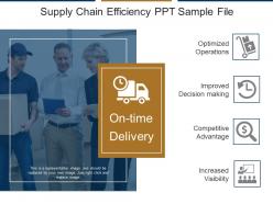 Supply Chain Efficiency Ppt Sample File