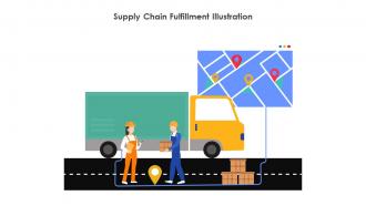 Supply Chain Fulfillment Illustration