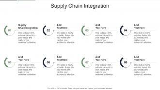 Supply Chain Integration In Powerpoint And Google Slides Cpb