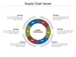 Supply chain issues ppt powerpoint presentation portfolio graphics template cpb