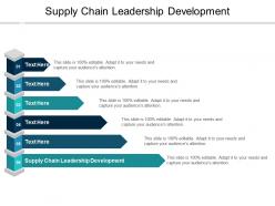 Supply chain leadership development ppt powerpoint presentation styles designs download cpb