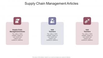 Supply Chain Management Articles In Powerpoint And Google Slides Cpb