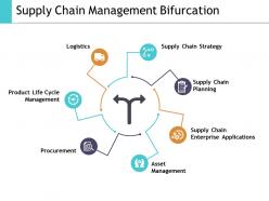 Supply chain management bifurcation ppt slides backgrounds