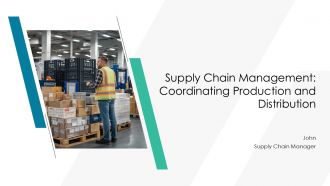 Supply Chain Management Coordinating Production And Distribution PPT Structure AT
