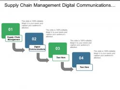 Supply chain management digital communications marketing analytics business development cpb
