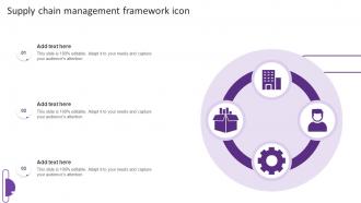 Supply Chain Management Framework Icon