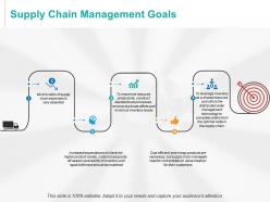 Supply Chain Management Goals Arrows Growth Ppt Powerpoint Presentation Good