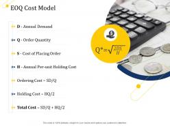 Supply chain management growth eoq cost model ppt layouts background