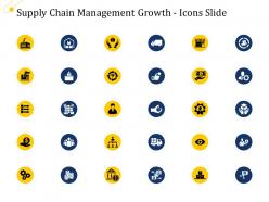 Supply chain management growth icon slide ppt powerpoint infographics styles